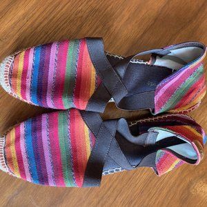 Toni Pons Striped Espadrilles - Size 39